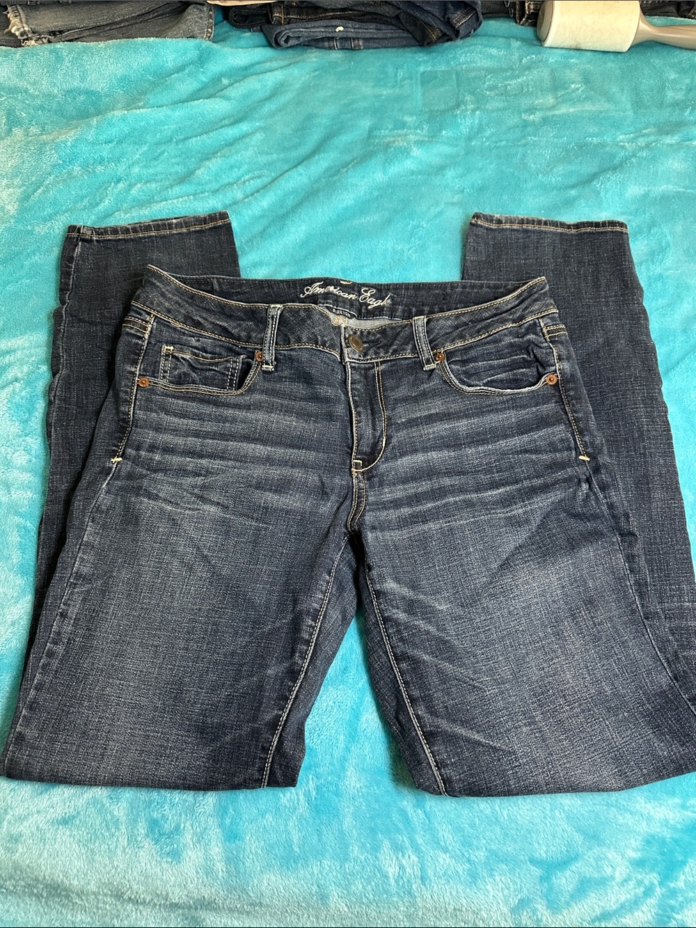 American Eagle Outfitters Women’s Dark Blue Bootcut Jeans